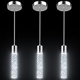 Esfos Pendant Lights Kitchen Island 3 Pack, 6500K