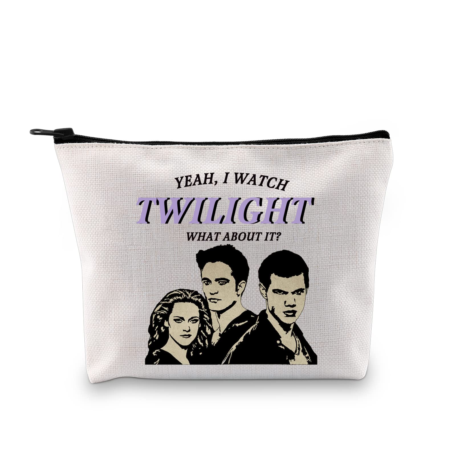 The Vampire Inspired Yeah I Watch Twilight What About It Zipper Pouch Vampire Girl Makeup Bag (Watch Twilight Bag EU)