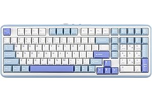 EPOMAKER TH99 Tri-Mode Wireless Mechanical Keyboard with 8000mAh Battery, Hot Swappable Custom RGB Gaming Keyboard with Numpa