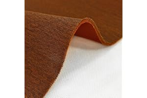 Flushbay Speaker Grill Cloth Brown Speaker Fabric Cover Material Vintage Dustproof Home Speakers/Media Cabinet/Stage Speakers/KTV Boxes Repair Fabric 19.7"x61.02" (Light Brown)