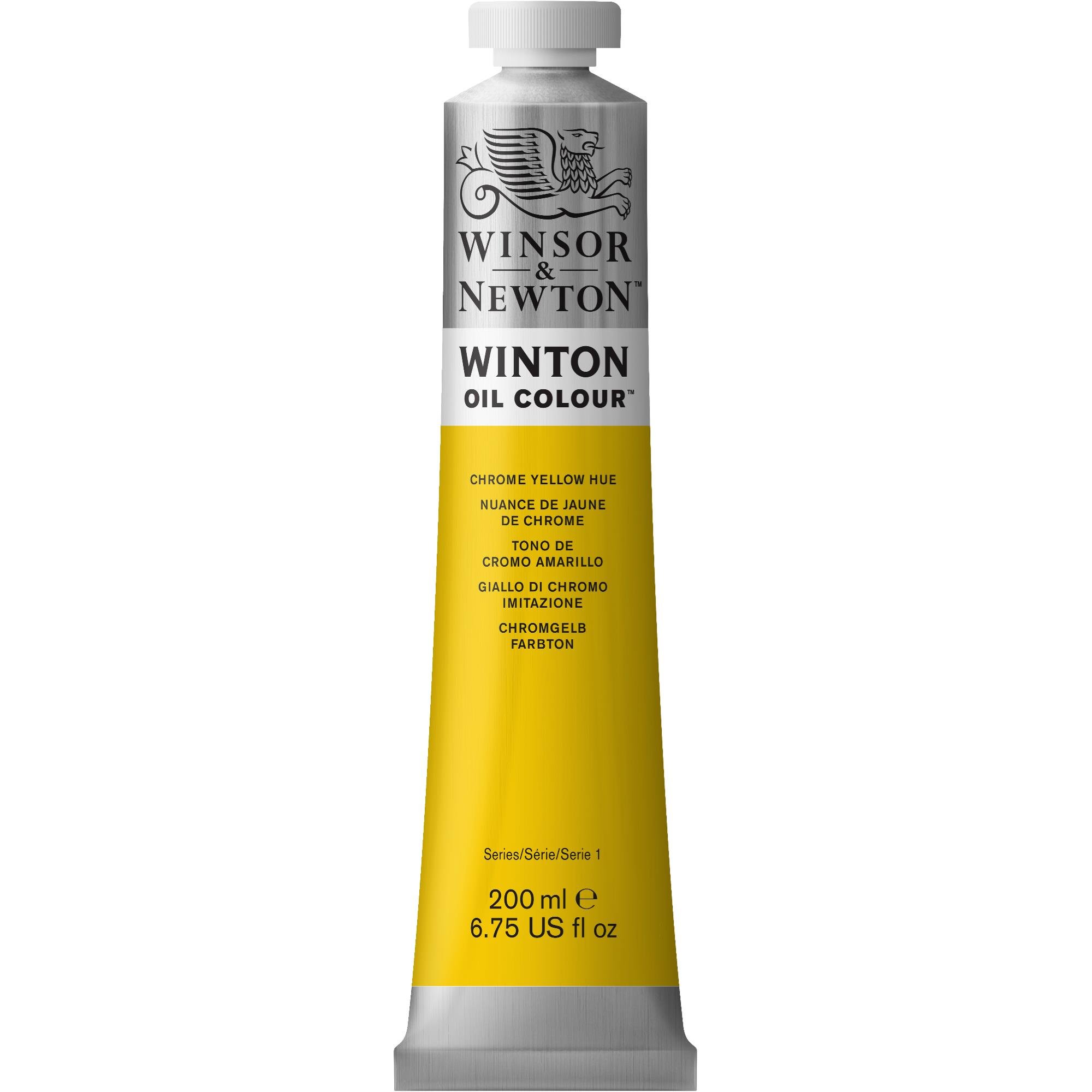 Winsor & Newton Winton 200ml Oil Colour - Chrome Yellow, (1437149)