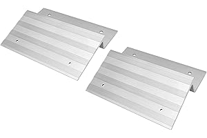 CargoSmart Model 3006, 12” Aluminum Ramp Plate Kit, Create Your Own Ramps to Easily and Safely Load & Unload Your ATVs, Motorcycles, Lawn Equipment, Can Be Used with Trucks, Vans Or Trailers, 2-Pack