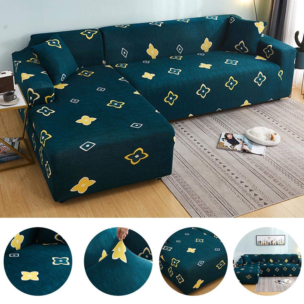 home decor l shaped elastic sectional