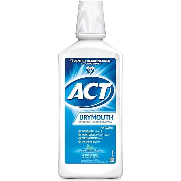 ACT TOTAL CARE DRY SOOTHING MOUTHWASH, MINT, 18 OZ.