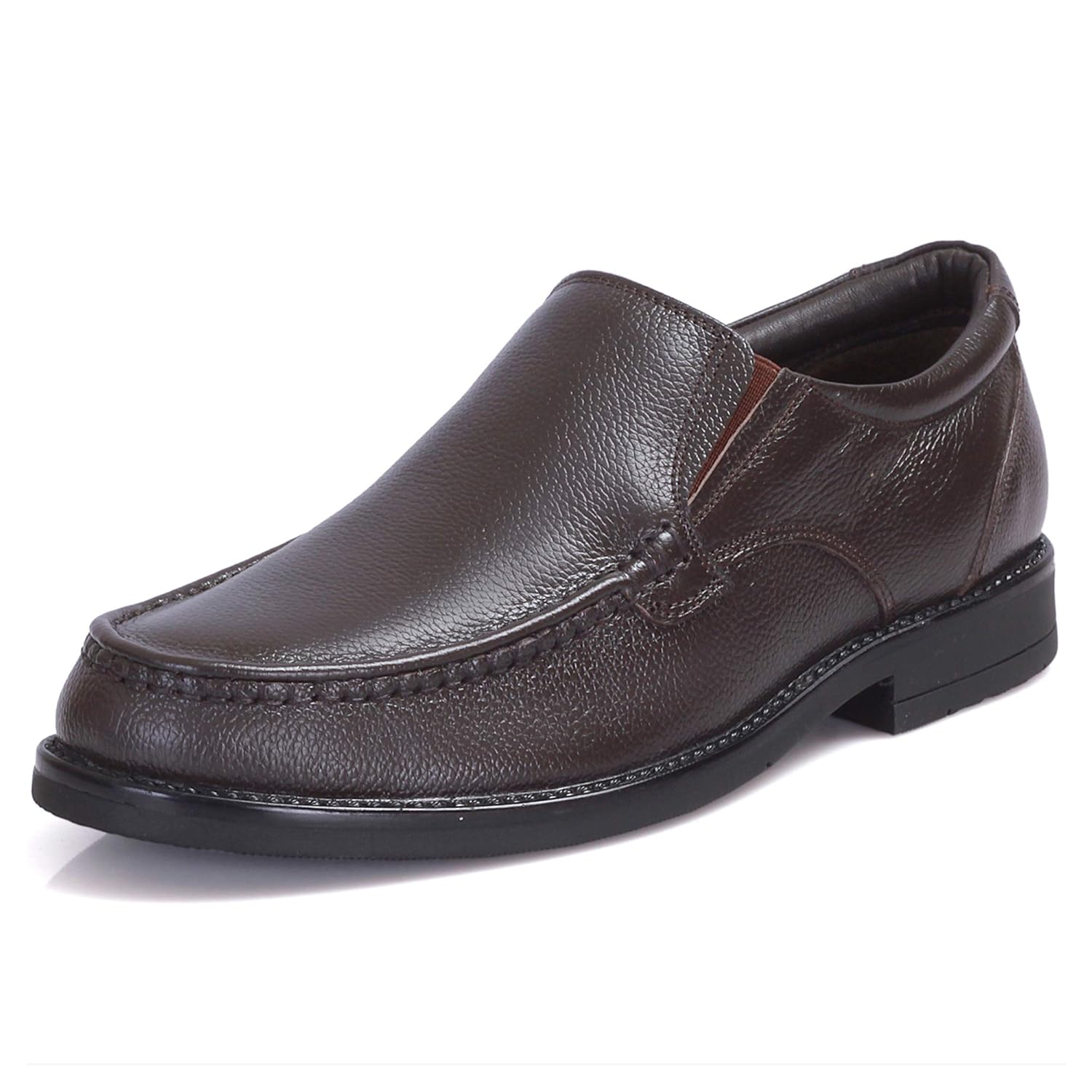 Buy Burwood Men's Brown Leather Formal Shoes7 UK (41 EU) (BW 229) at