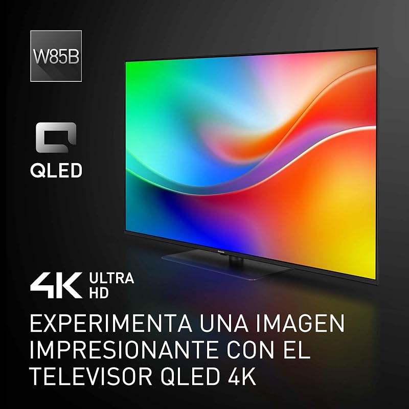Premium TV-43W85BEZ, Série W85B, 43 polegadas, Smart TV 4K Ultra HD QLED, 2025, 120 Hz, Fire TV, Dolby Vision e Atmos, Modo Jogo Extremo, Compatível com Alexa, Apple, Bluetooth, Preto