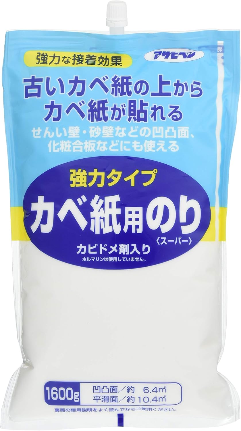 Amazon アサヒペン 強力タイプカベ紙用のり 775 1600g 2個セット 壁紙用のり Amazon アサヒペン 強力タイプカベ紙用のり 775 1600g 2個セット 壁紙用のり