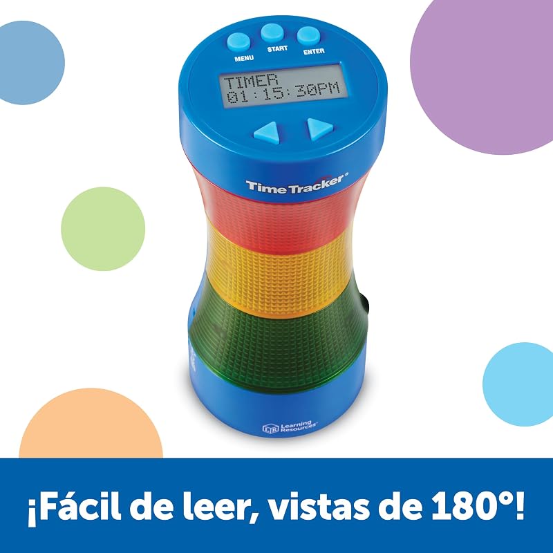 Temporizador Visual Infantil – Time Tracker 2.0 con Luces y Sonidos – Gestión de Rutinas y Tareas – 3+ Años – para Aula y Hogar