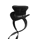 Elope Cocktail Top Hat Headband/BK
