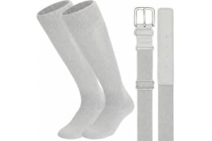 Ratokaler Baseball Socks and Belt Combo for Youth Adult Softball Sock Belt for Boys and Girls