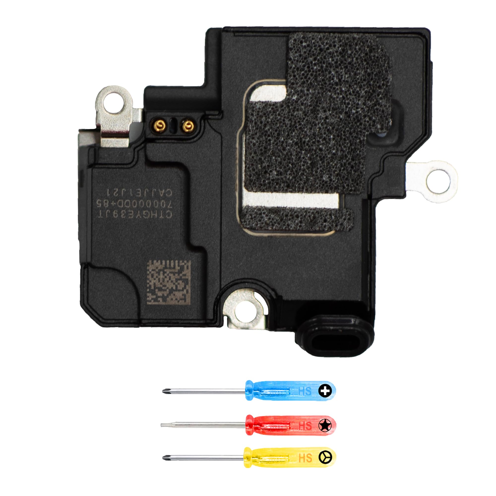 MMOBIEL Earpiece Speaker Compatible with iPhone 15 Pro – Ear Speaker Replacement – Top Speaker, Earspeaker Phone - Ear Piece Repair – Incl. Screwdrivers