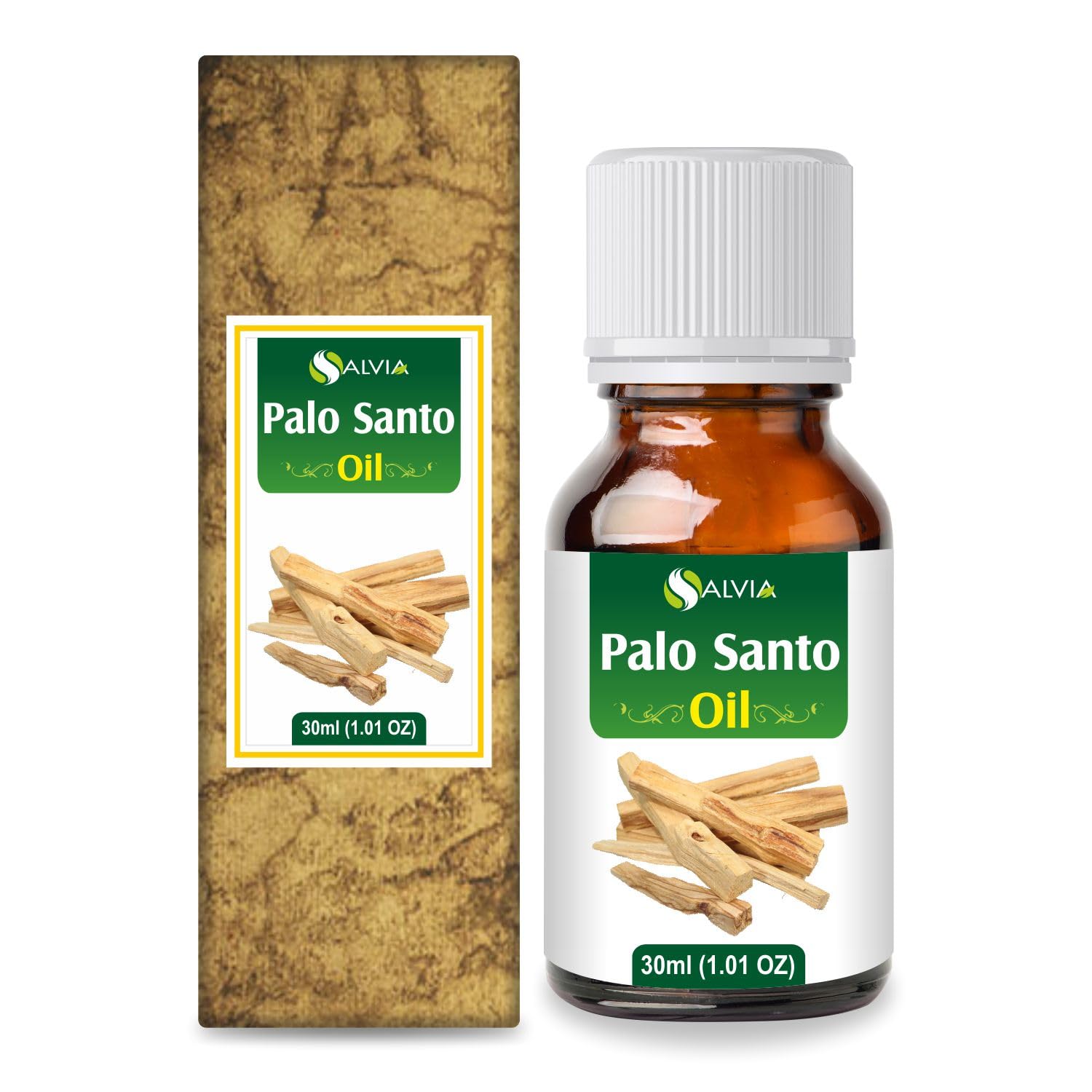 Palo Santo (Bursera graveolens) Essential Oil 100% Pure & Natural - Undiluted Uncut Cold Pressed Aromatherapy Premium Oil - Therapeutic Grade - 30 ML