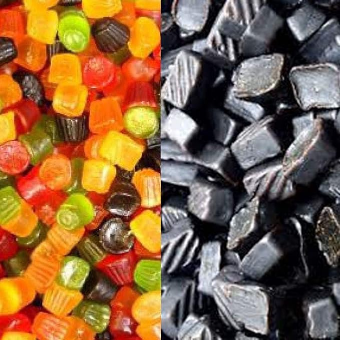 Lions Licorice Gums & Midget Gem Sweets Mix 500g Amazon.co.uk Grocery