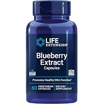 Amazon.com: Life Extension Blueberry Extract Capsules - Whole ...