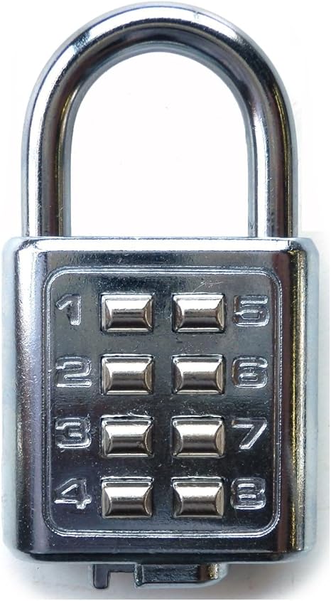 Amazon 清水 デジタルロック プッシュ式南京錠 35mm 補助錠 錠前