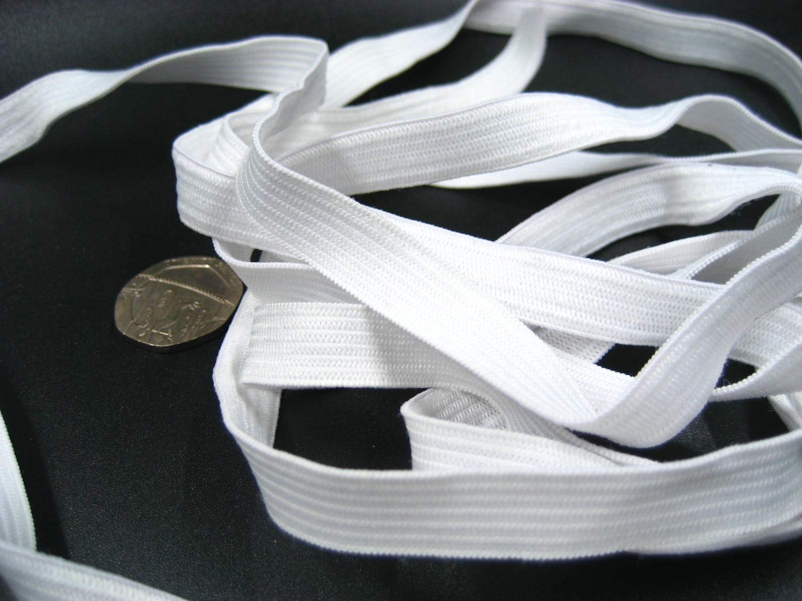 5ms of 10mm Sewing Accessories Flat Thin Elastic high Wasit Skirt Elastic