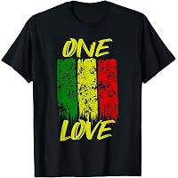 Amazon.com: Rasta Flag Colors Stripe Shirt Reggae Jamaican Vintage