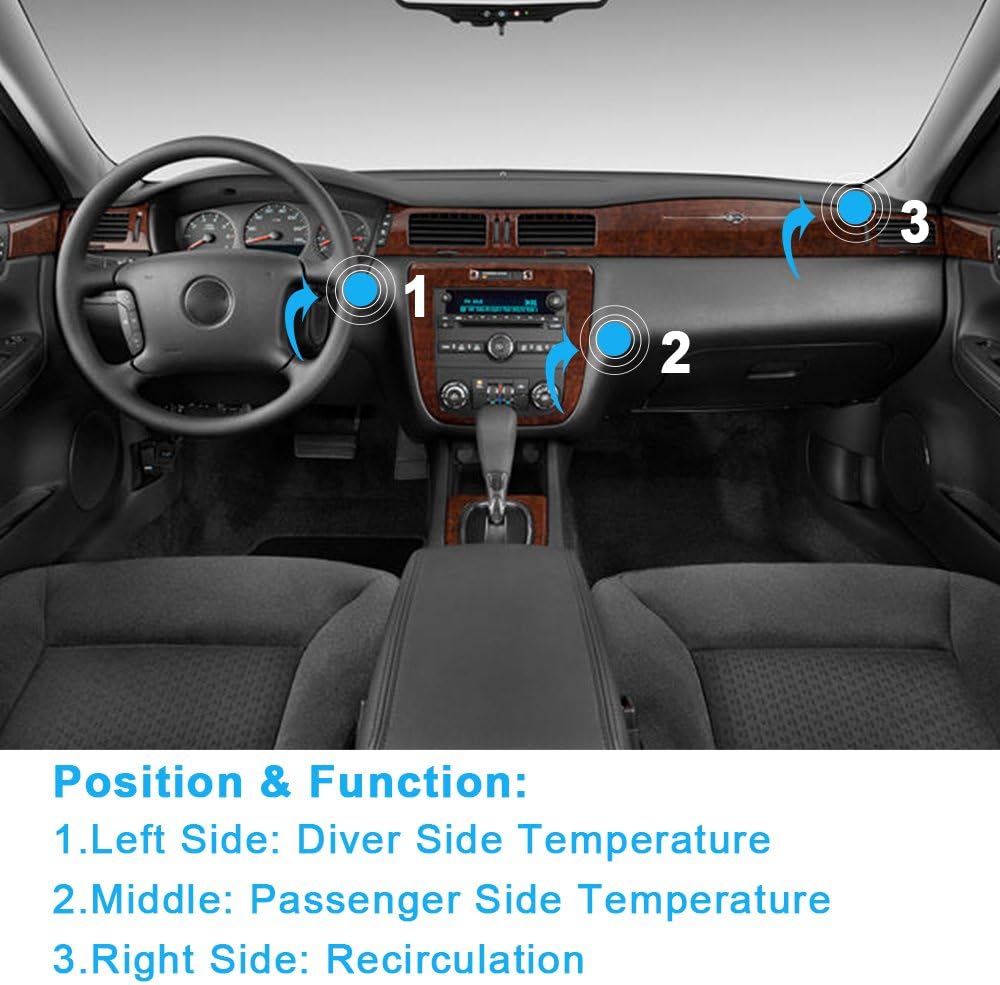 Amazon Com Hvac Blend Door Actuator For Chevy Impala 2004 2005 2006 2007 2008 2009 2010 2011 2012 2013 Replace 604 108 1573517 1574122 15844096 Automotive