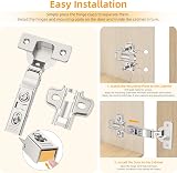 Furniware 10 Pack Soft Close Concealed Cabinet Hinge 35mm Cup 105° view 4