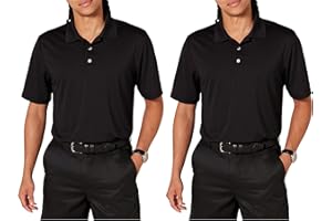 Amazon Essentials Mens Golf Polo Shirt, Moisture-Wicking Quick Dry, Short Sleeve