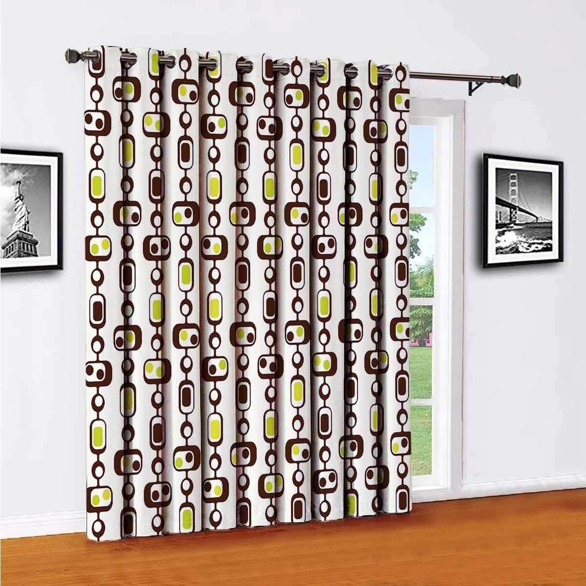 Toopeek - Cortina de pared rectangular con elementos de separación para