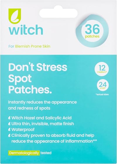 Witch Spot Patches with Hydrocolloid Salicylic Acid Calming Witch Hazel - 36