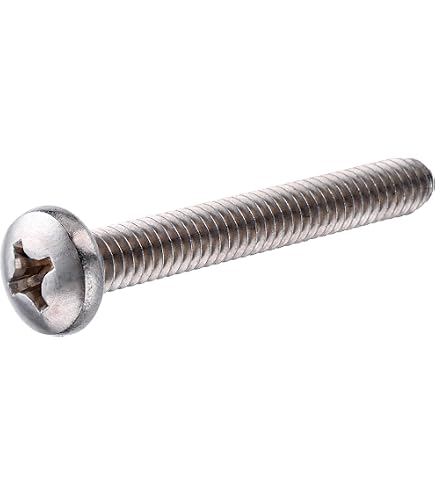 Steel Pan Head Machine Screw Black Oxide Finish Meets ASME B18.6.3 #1 Phillips Drive #4-40 Thread Size 1/4 Length Fully Threaded Import (Pack Of 100