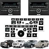 SunTrade 2PCS Radio Repair Kit Dash Replacement