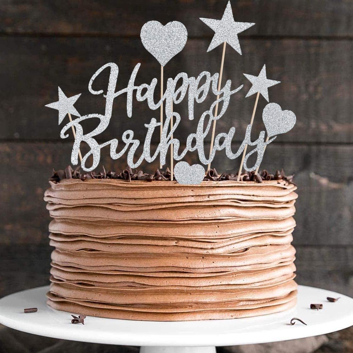 1 X 80 Tortendeko Geburtstag Party Topper Torte Holz Kuchen Deko Aufsatz Party Supplies Apexlab Cake Toppers