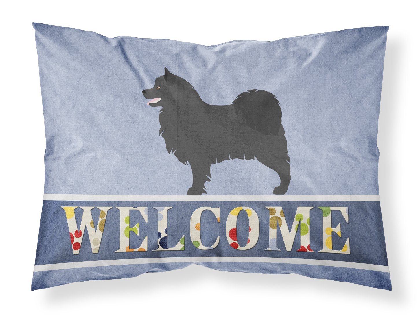 Caroline's Treasures Swedish Lapphund Welcome Pillowcase, Multicolor, Standard — image 1
