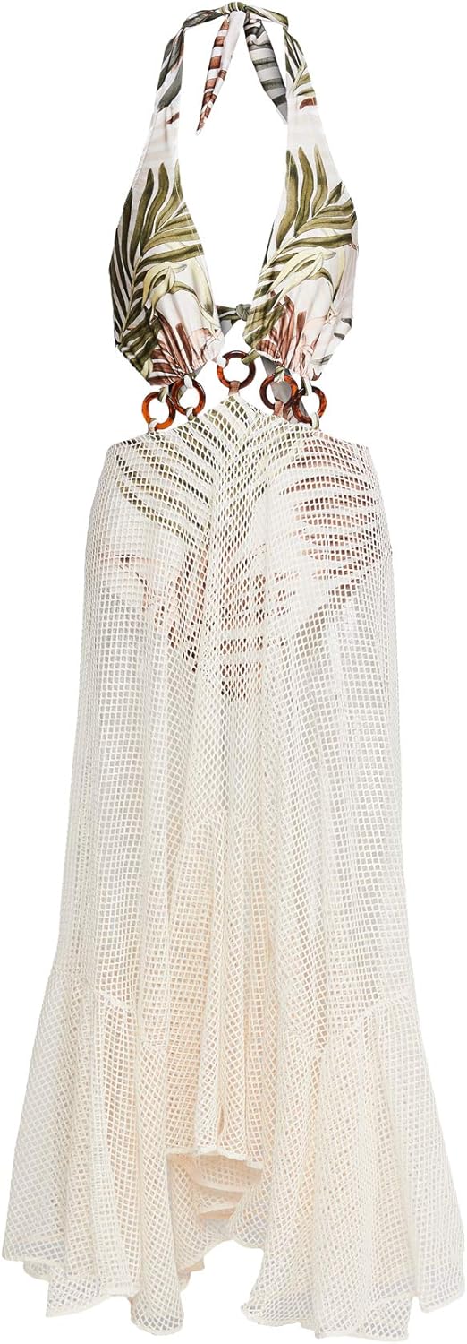 netted beach dress