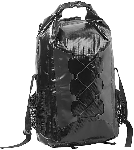 Semptec Urban Survival Technology Trekkingrucksack: Wasserdichter Trekking-Rucksack aus LKW-Plane, 30 Liter, schwarz (Rucksac
