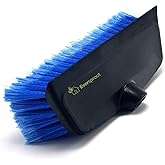 EVERSPROUT 11-inch Scrub Brush with Built-in Rubber Bumper | Soft Bristles wash Car, Truck, RV, Boat, Solar Panel, Floor | Bu