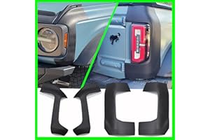 Corner Guards Protector for Ford Bronco 2021 2022 2023 2024- ANMOSVO Car Front Rear Corner Protector, Anti-Scratch Truck Edge Guards Trims Cover for Ford Bronco 2/4 Doors Exterior Accessories - 4PCS