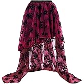 Zhitunemi Renaissance Costume Steampunk Skirt: Victorian Dress for Women Corset Skirt - Halloween Party & Renaissance Fairs