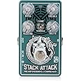 Caline CP-509 Stack Attack Preamp Overdrive & Compressor Pedal True Bypass Aluminum Alloy Casing