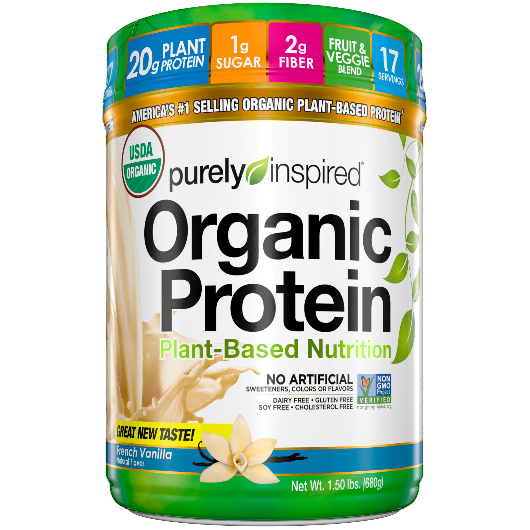 Vegan Protein Powder Smoothie Mix Purely Inspired Organic Protein