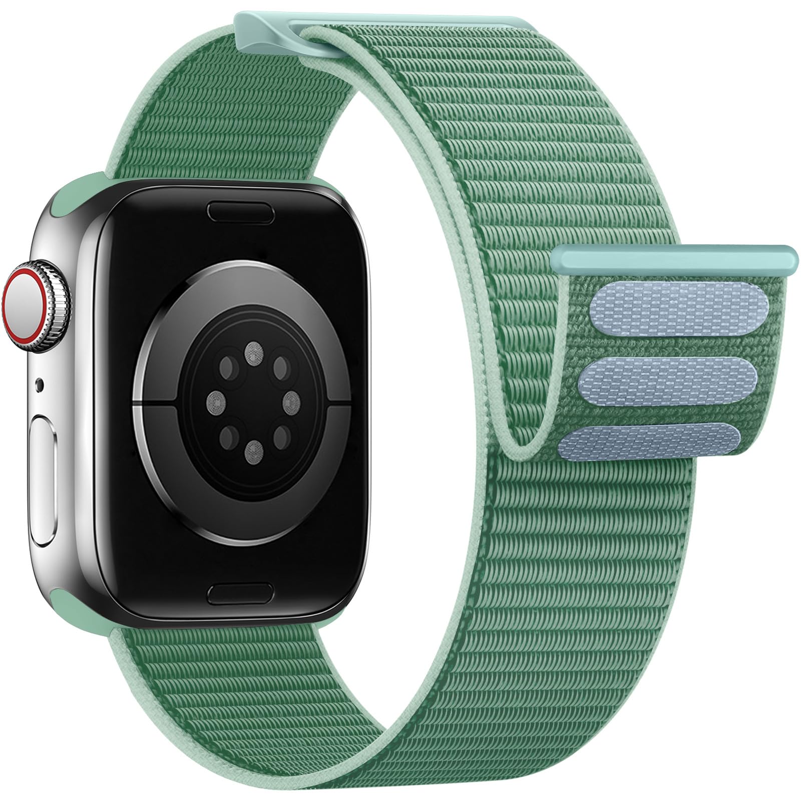 Yoohoo Nylon Straps Compatible with Apple Watch Straps 44mm 45mm 46mm 49mm 42mm(Series 3/2/1) Women Men,Upgraded Soft Nylon Replacement WatchBands for iWatch Series 11 10 9 8 7 6 5 4 3 2 1 SE3 Ultra3