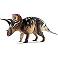 Creative Beast Studios Beasts of The Mesozoic: Triceratops Horridus Adult - 1/18th Scale Dinosaur Action Figure- 18" Articulated Collectible Miniature, Hand-Painted