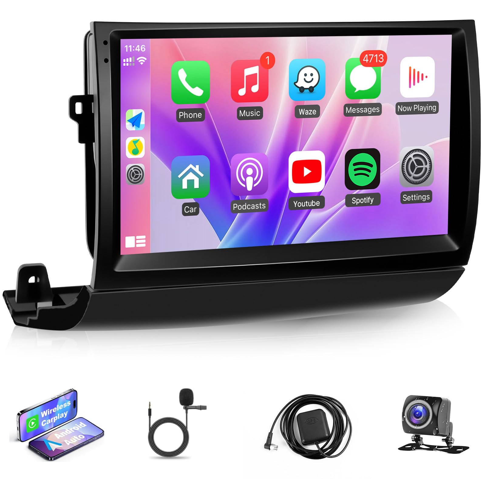 Photo 1 of Upgraded Car Radio for Toyota Prius 2004-2009 Wirless Carplay & Android Auto, 9 Inch Android Car Stereo for Prius Touchscreen Head Unit - GPS/FM/SWC/WiFi/Bluetooth/Camera(Non JBL)