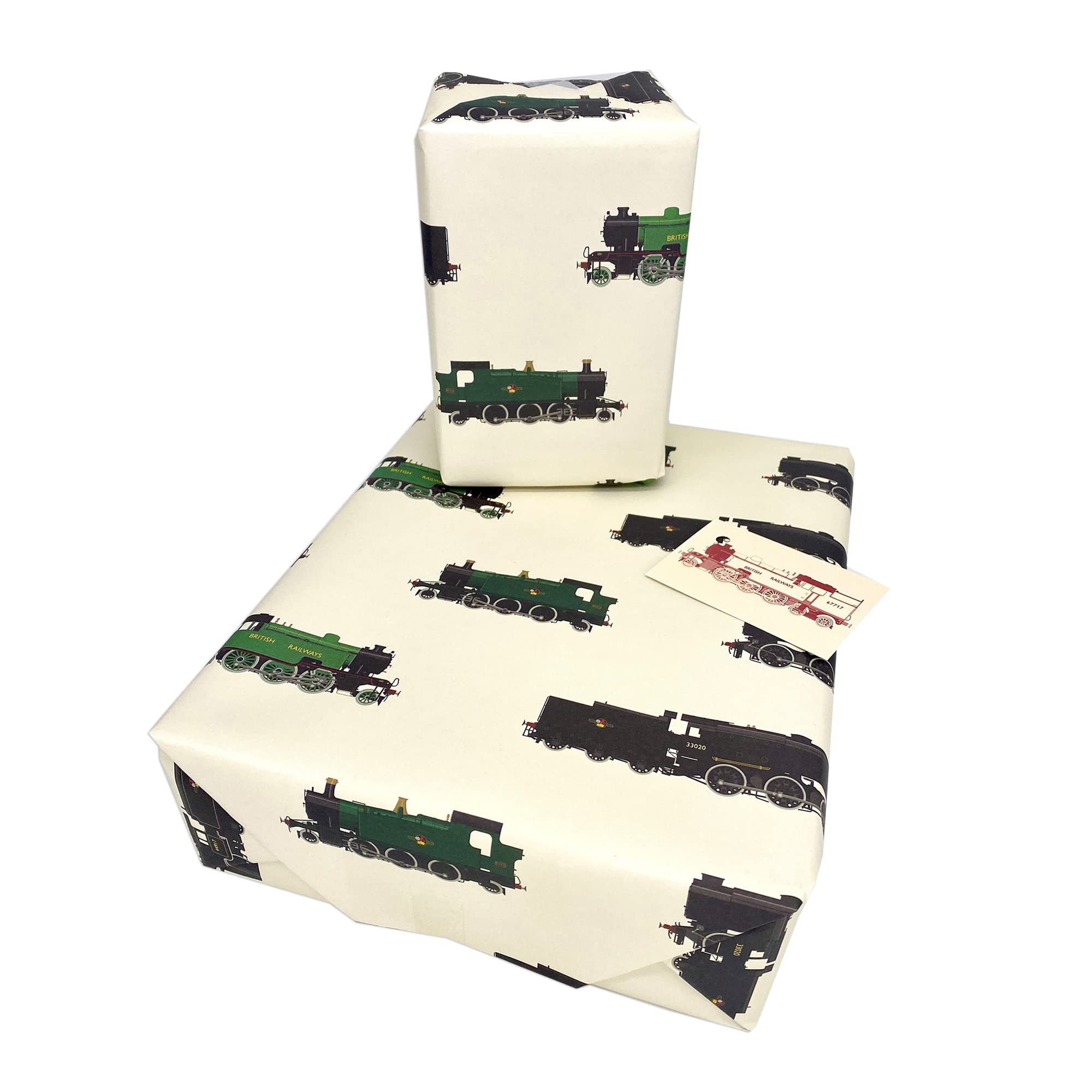 Train wrapping paper