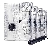 Vacuum Storage Bags 8 Combo, (2 Jumbo, 2 Large, 2 Medium, 2 Small) Space Saver Bags with Travel Hand Pump, Compression Airtight Sealer Bags for Clothes, Pillows, Comforters, Blankets