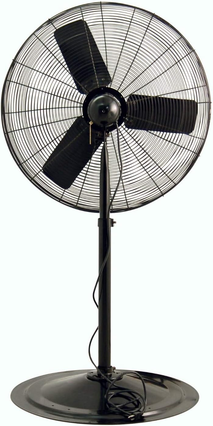 Air King 9135 30" Industrial Grade Oscillating Pedestal Fan, 1/4 hp