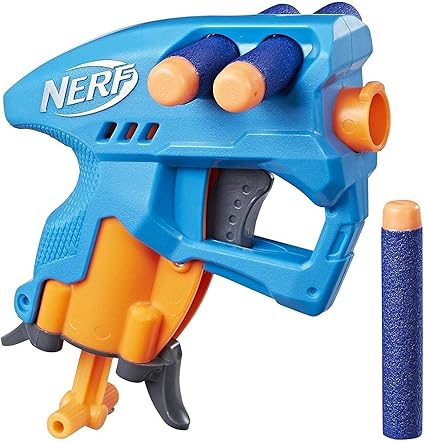 pistola nerf azul