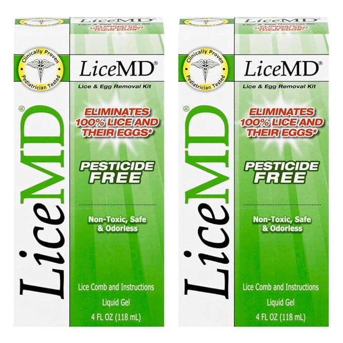 LiceMD Head Lice Treatment, 4 oz. (Pack of 2) Lice Treatment Kits Beauty