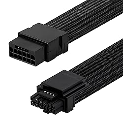 PCI-e 5.0 12VHPWR GPU Power Sleeved Cable