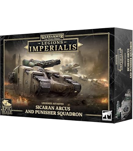 Games Workshop - Legions Imperialis: Leman Russ Tank Squadron (Epic Scale) - Horus Heresy Miniatures - View #9