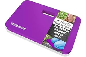 Sleek Garden Premium Thick Kneeling Pads Bath Floor Kneeler for Baby, Knee Pad Cushion for Pool | Thickest, Most Comfortable Foam Mat Kneeler for Yoga & Exercise,Waterproof (11"x17.8"x1.5, Purple)