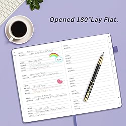Address Book with Alphabetical Tabs, Hardcover