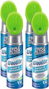 Woolite Carpet and Upholstery Cleaner Stain Remover, 4 Pack